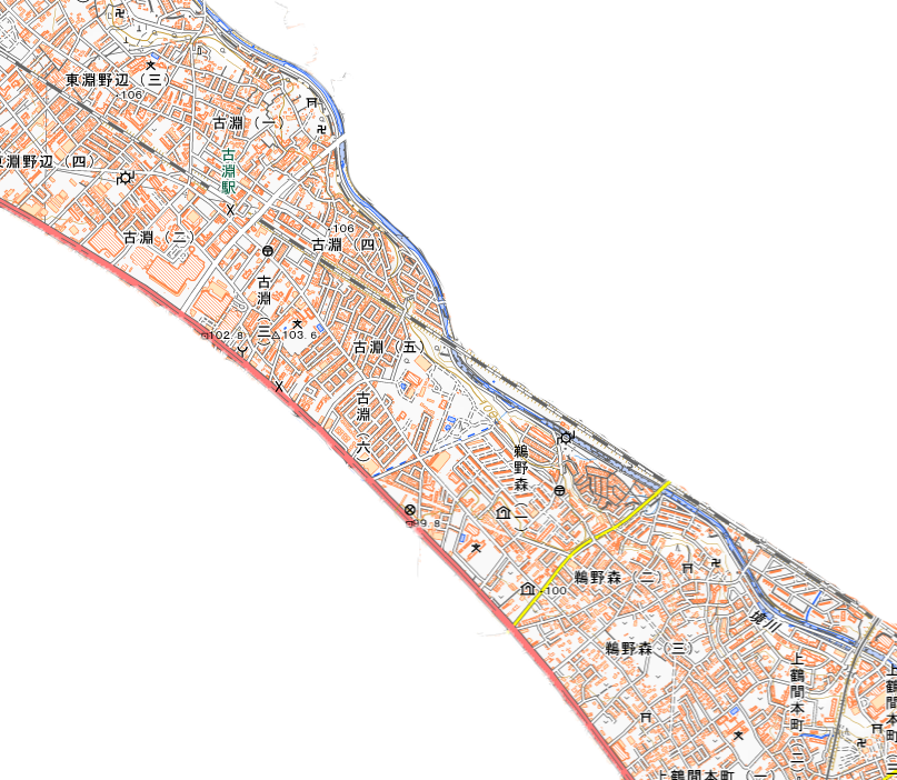 大野中地図