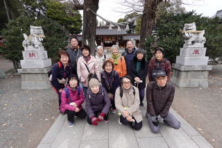 ミニウォーク新春の亀ヶ池八幡宮3