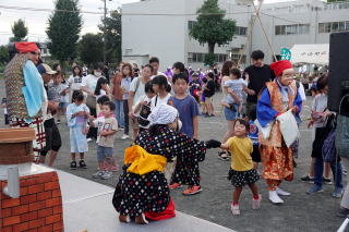 宮下囃子保存会のおはやしの写真