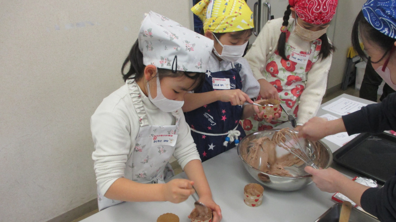 子どもお菓子作り