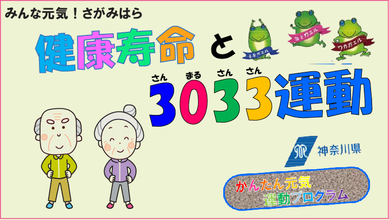 健康寿命と3033運動